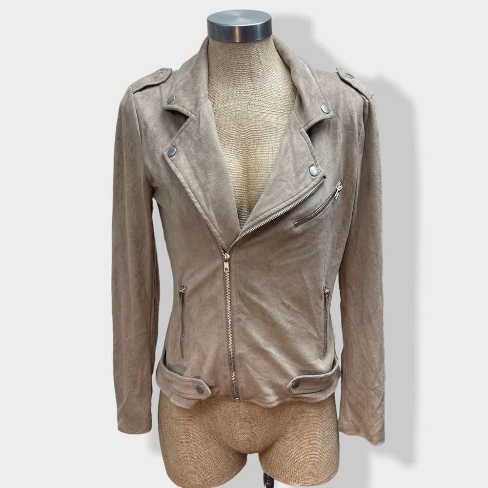 PIXLEY Stitch Fix‎ Kendari Moto Jacket in Brown